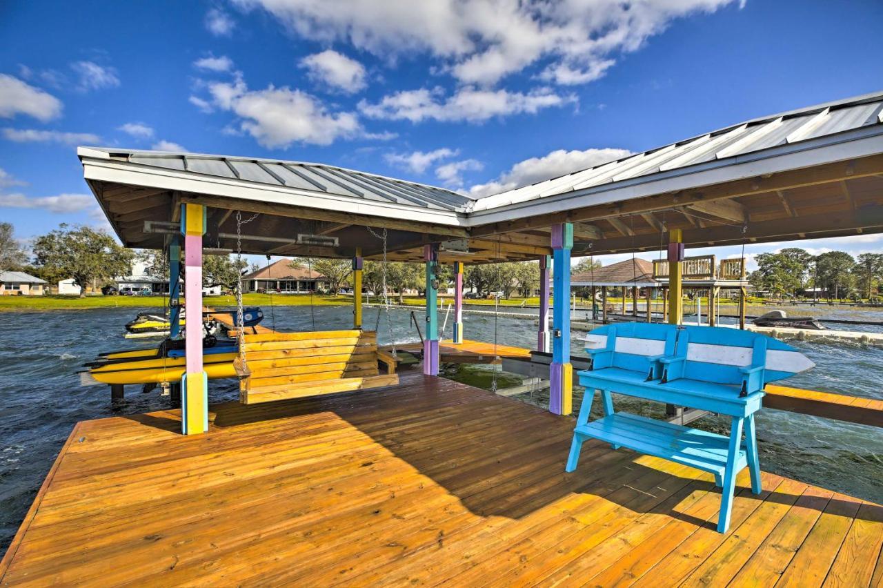 Waterfront Lake Placid Home With Dock And Fire Pit Zewnętrze zdjęcie